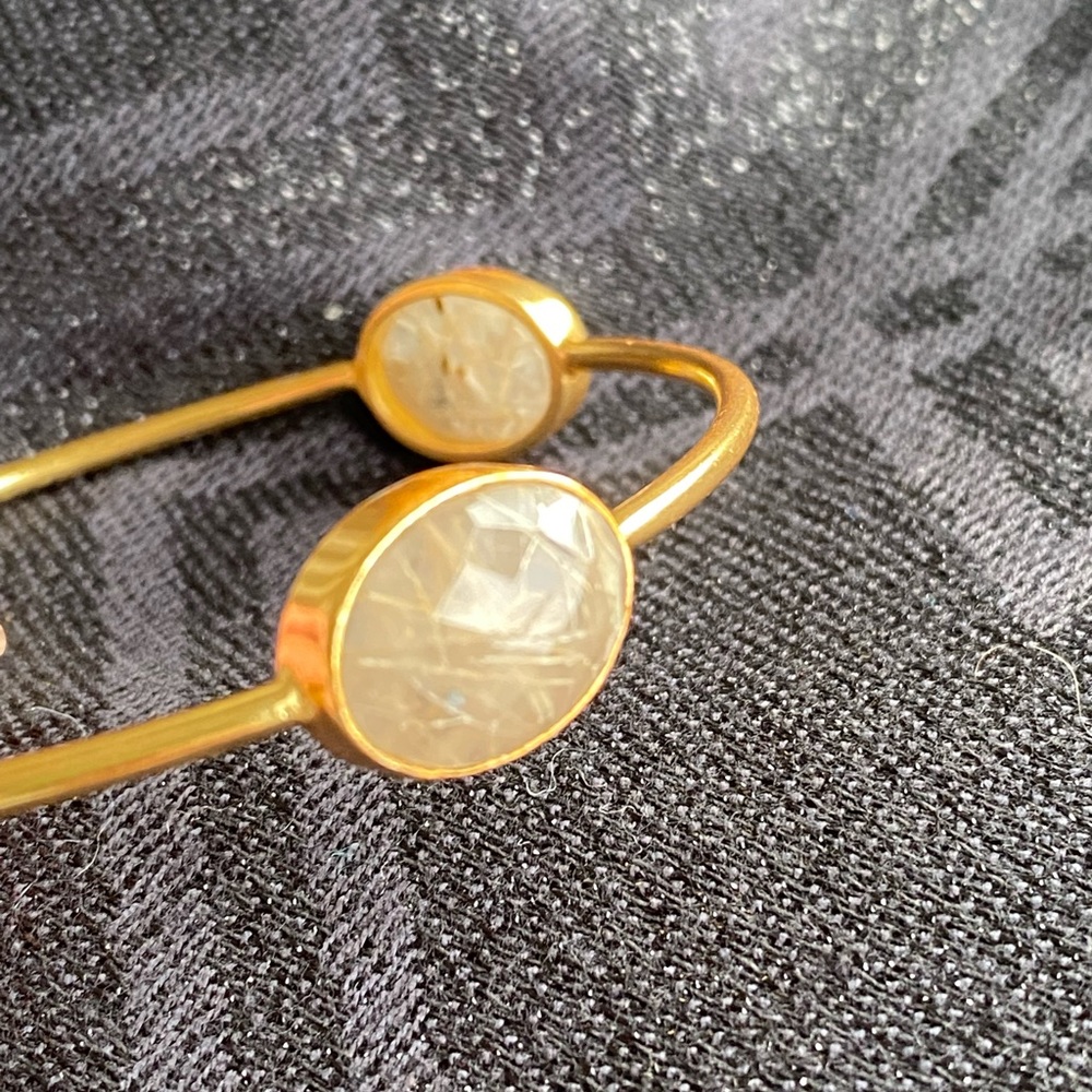 Golden Rutile Women Bangle - Picture 4 of 7